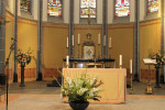 Zingen in de r.k. kerk van Wassenaar
